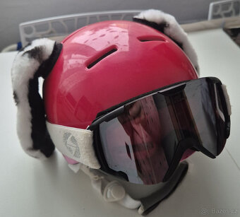 HELMA NA LYŽE VEL S (SALOMON) + BRÝLE (BLIZZARD) + UŠI - 2