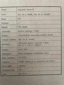 Organická chemie II. - Jaroslav Staněk, Alois Vystrčil - 2