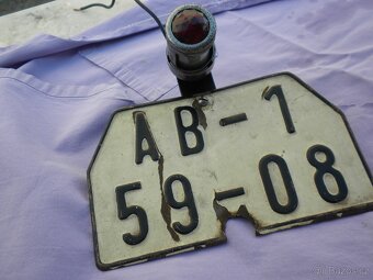 JAWA předválečná všechny modely zadní světlo plechové - 2