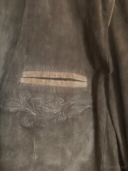 Lehká myslivecká kožená bunda - 2