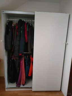 Šatní skříň bílá - 2
