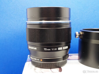 Olympus M.Zuiko Digital ED 75 mm 1:1.8 černý - 2