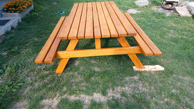 Zahradní set stůl lavice - 2