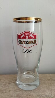 Pivní sklenice Ostravar - 2