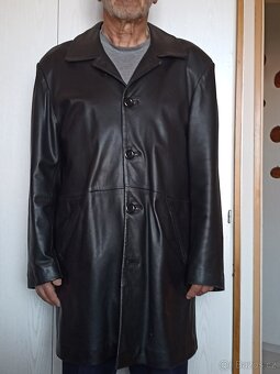 3/4 kožený kabát - 2