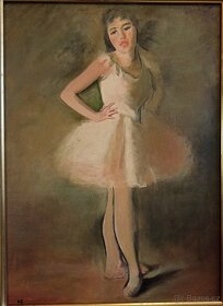 Tanečnice (baletka) malba podle Rudolf Kremlička - 2