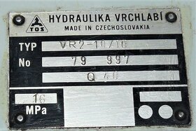 Ventil redukční  VR2-10/10, 16 MPa,   Česká republika - 2