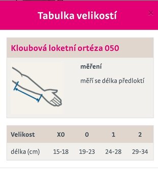 Kloubová loketní ortéza 050 (vel. 2) - 2