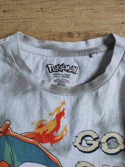 Tričko Pokémon krátký rukáv 146 jako nove - 2