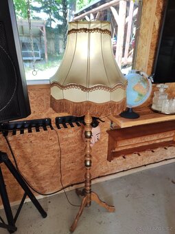 Retro dřevěná lampa - 2