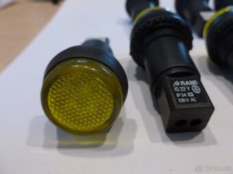 Signálka RAMI IS-22Y žlutá, 24 VAC/DC - 2