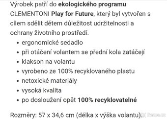 Odrážedlo Clementoni - 2