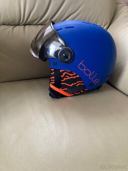 Dětská lyžařská helma XS 49-52cm Bollé Quiz Visor Blue Matte - 2