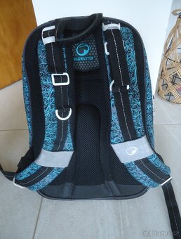 Školní batoh Bagmaster Element 9 A Turquoise - 2
