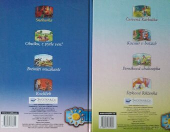 2 pohádkové knížky: Sněhurka + Červená karkulka - 2