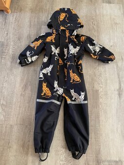 Nepromokavá kombinéza s leopardy Lindex FIX - 2