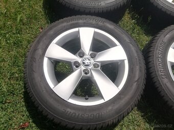 alu Škoda Fabia IV zimní 185/65/15 zánovní TOP - 2