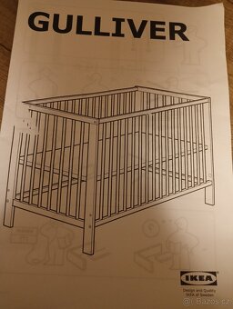 Dětská postýlka na kolečkách - 2