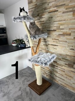 Škrabadla pro kočky z přírodního dřeva - 2