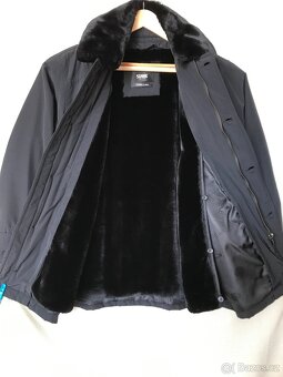 Pánská zimní černá bunda parka vel. L/50-52 - 2