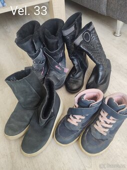 Dětské boty různé velikosti - 2