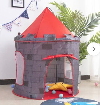 Skládací hrací stan - HRAD - 2