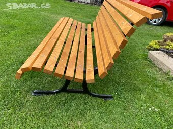 Masivni zahradni lavicka - 2