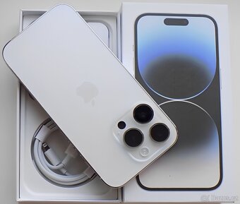 iPhone 14 Pro Silver BATERIE 100% TOP - 2