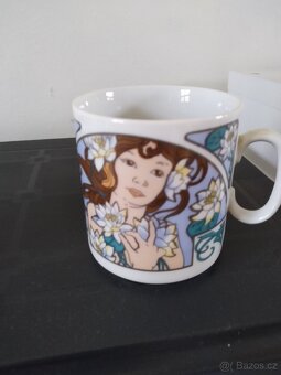 Porcelánové hrníčky Alfons Mucha - 2