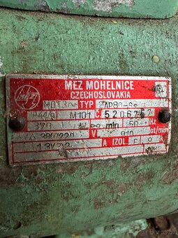 Motor MEZ Mohelnice 370w - 2