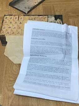 Tradiční čínská desková hra Mahjong - 2
