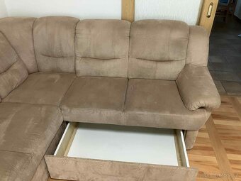 Rozkládací pohovka s úložným prostorem - 2