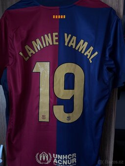 FC Barcelona X Travis Scott Lamine Yamal domácí dres 19 - 2