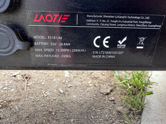 ELEKTROKOLOBĚŽKA Laotie ES18 Lite - 2