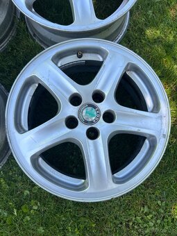 Prodám alu disky škoda octavia 1 5x100 R15 - 2