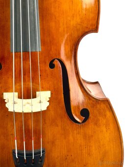 Mistrovský kontrabas 3/4 model Mirecourt - 2
