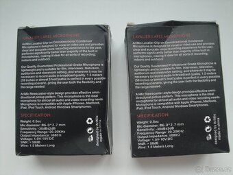 Klipový mikrofon - nový - 2