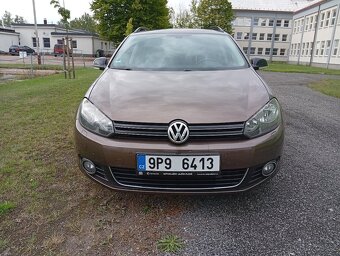 VW Golf 6 combi 2,0 103 kw 1.majitel z Německa serviska - 2