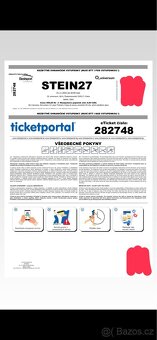 2x lístky na koncert Steina27 do o2 universia 1.11.2025 - 2