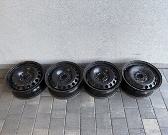 Originální plechové disky VW / Škoda 15” - 2