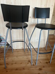 Barové židle, 2 stejné - 2