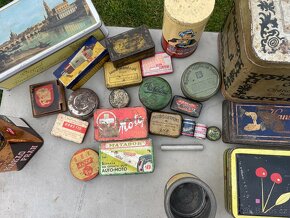 Staré plechové krabičky - 2