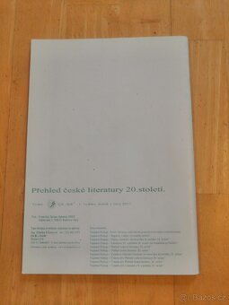Přehled české literatury 20.století - Vladimír Prokop - 2