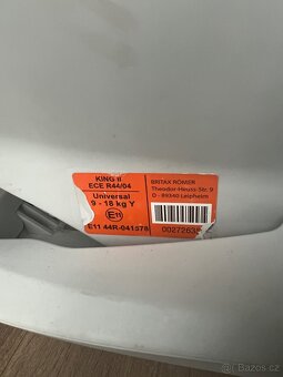 Dětská autosedačka Britax Römer King 2 - 2