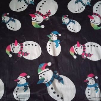 Dámské šaty s vánočním motivem vel.S / M - 2