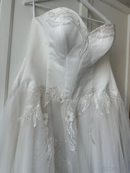 Svatební šaty nové vel XXL - 2