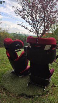 2x Autosedačka Cybex, isofix, obě červené - 2
