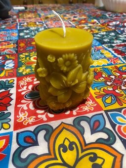 Ručně dělané svíčky z pravého včelího vosku - 2