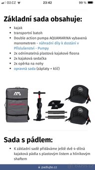 Kajak tomahawk Aquamarina 2 místný - 2