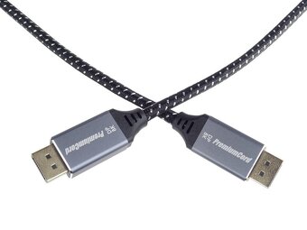 PremiumCord DP 1.4 kabel 8K, kov, zlacený, 3m - 2